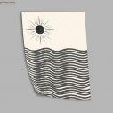 Sun over the sea, poster