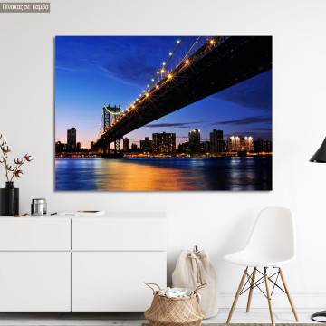 Πίνακας σε καμβά Νέα Υόρκη γέφυρα, Manhattan bridge