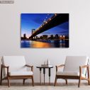 Canvas print New York bridge, Manhattan bridge