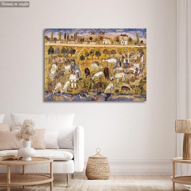 Canvas print Agia Anna, Theophilos