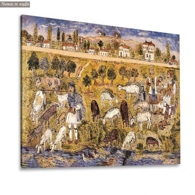 Canvas print Agia Anna, Theophilos