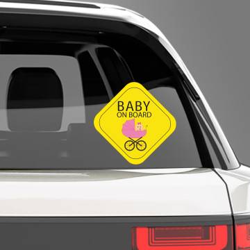 Baby car sticker Mygirl on board! 