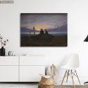 Canvas printMoonrise over the sea, Caspar D. F.