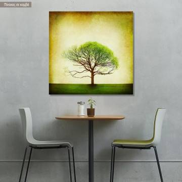 Canvas print TreeFrom spring to summer