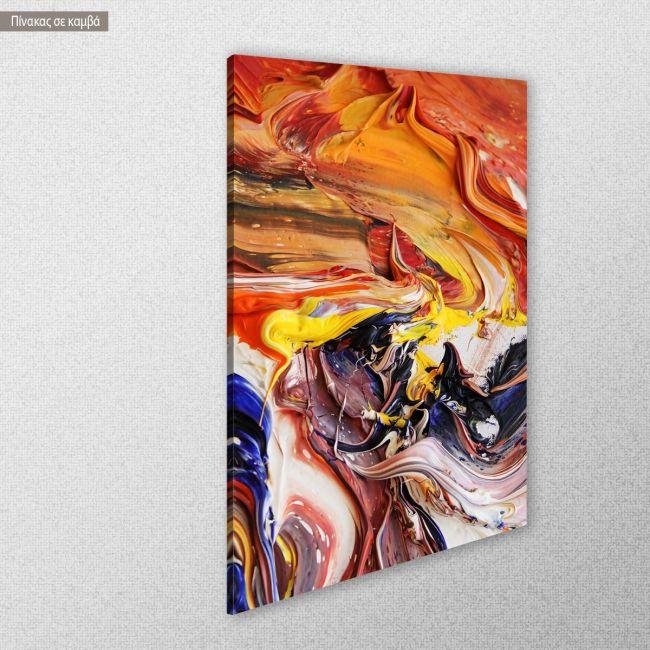 Canvas print Close up of an oil painting