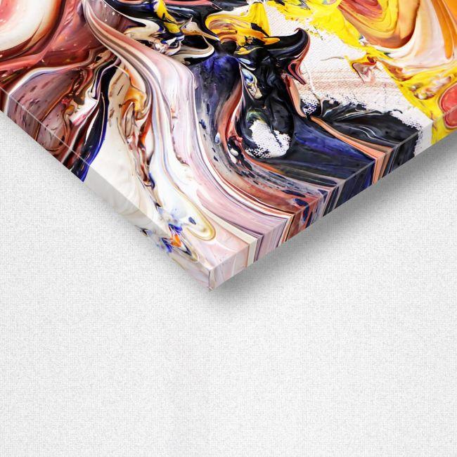 Canvas print Close up of an oil painting