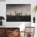 Canvas printΠίνακας ζωγραφικής Among oak trees, Caspar D. F.
