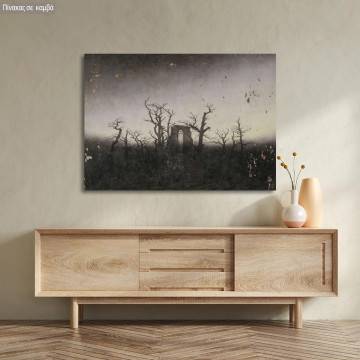 Canvas print Among oak trees Caspar D. F. Framed canvas View 1 2