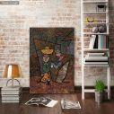 Canvas print Traveling circus, Klee P
