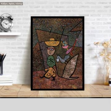 Traveling circus, Klee Paul, Poster