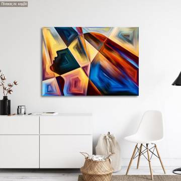 Canvas print Paradigm of living Framed canvas View 1 2