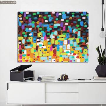 Πίνακας σε καμβά Full palette abstract