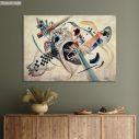 Canvas print Composition 224 (On white), Kandinsky W.