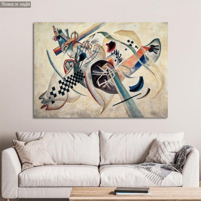 Πίνακας ζωγραφικής Composition 224 (On white), Kandinsky W