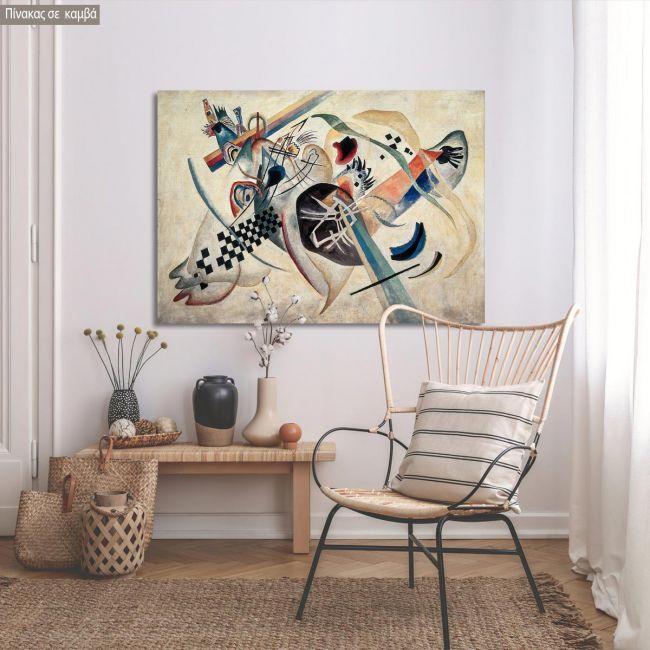 Canvas print Composition 224 (On white), Kandinsky W.