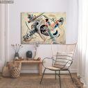 Canvas print Composition 224 (On white), Kandinsky W.