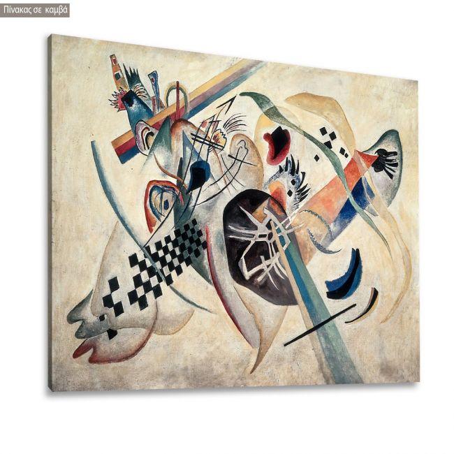 Canvas print Composition 224 (On white), Kandinsky W.