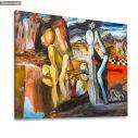 Canvas print Metamorphosis of Narcissus reart (original by S. Dali)