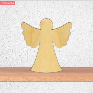 Wooden figure little angel
