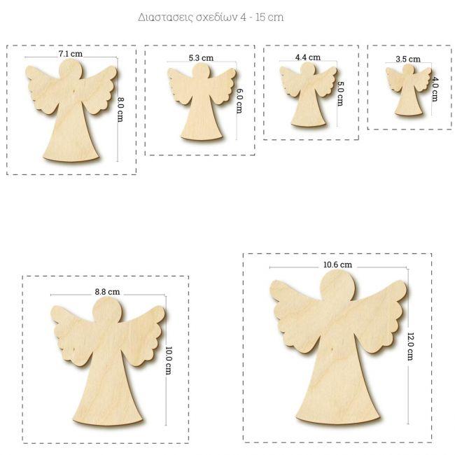 Wooden figure little angel
