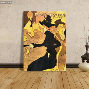 Canvas print Divan Japonais, Henri Toulouse Lautrec