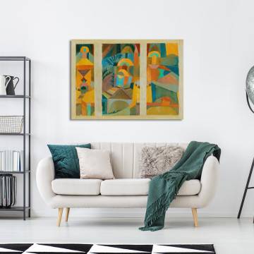 Canvas print Temple gardens Klee P. Framed canvas View 1 2