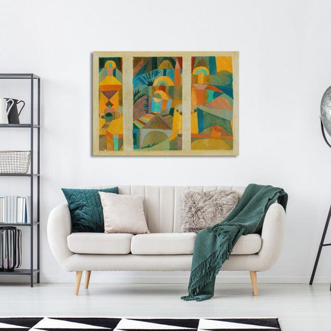 Πίνακας ζωγραφικής Temple gardens, Klee P, κοντινό