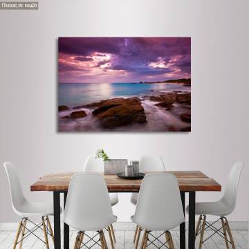 Canvas print Rocky coast Framed canvas View 1 2