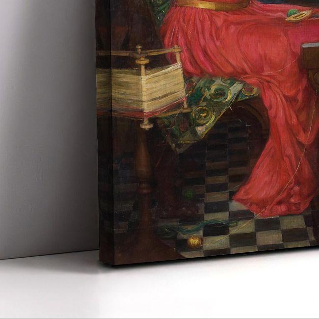 Canvas print The lady of Shalott, Waterhouse J. W.