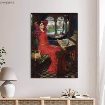 Canvas print The lady of Shalott, Waterhouse J. W.