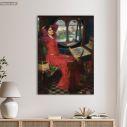 Canvas print The lady of Shalott, Waterhouse J. W.