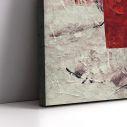 Πίνακας σε καμβά Abstract Red, δίπτυχος