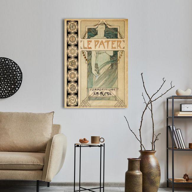 Canvas printLe Pater, Mucha A.