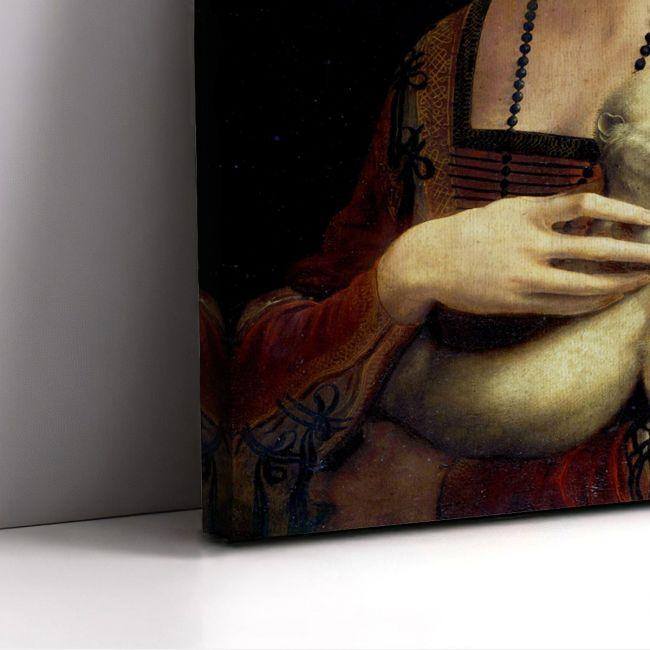 Πίνακας ζωγραφικής The lady with an ermine, Leonardo da Vinci, λεπτομέρεια