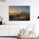 Canvas print The Acropolis at Athens, Leo von Klenze