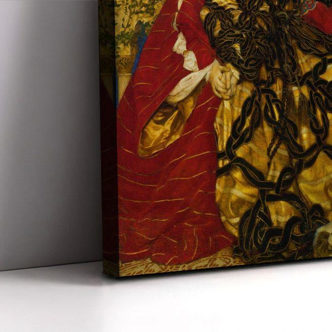 Canvas print Listening to the serenade, Cowper F. C