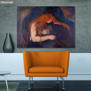 Canvas print Vampire by Munch