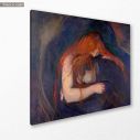 Πίνακας ζωγραφικής Vampire by Munch, κοντινό