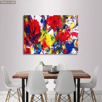 Canvas print Abstract selection L Framed canvas View 1 2
