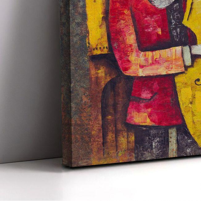 Canvas print Classic Jazz player