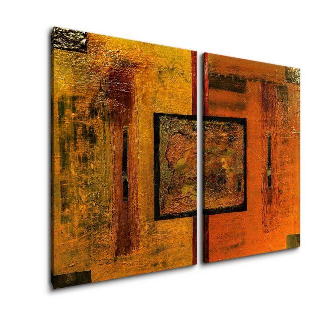 Canvas print Squared, two panels