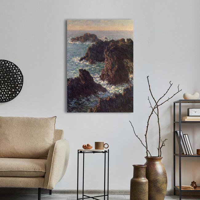 Canvas print Rocks at Belle-Île, Monet C.