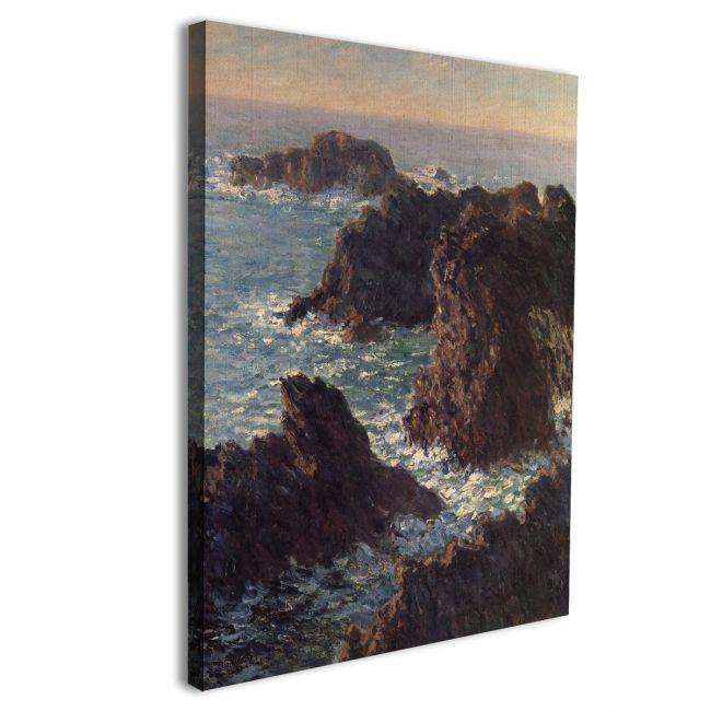 Canvas print Rocks at Belle-Île, Monet C.
