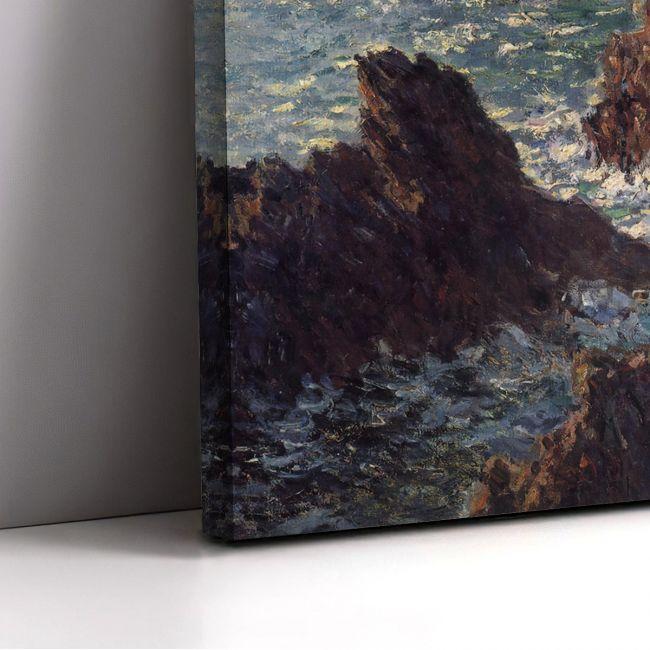 Canvas print Rocks at Belle-Île, Monet C.