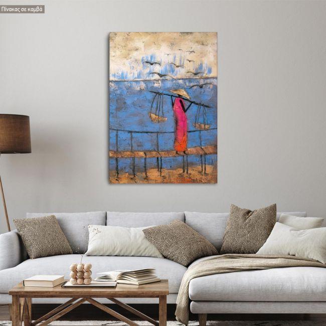 Canvas print, By the sea