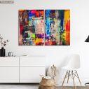 Canvas print Abstract patterns VI, two panels