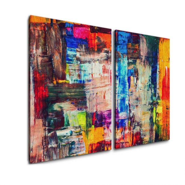 Canvas print Abstract patterns VI, two panels