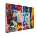 Canvas print Abstract patterns VI, two panels
