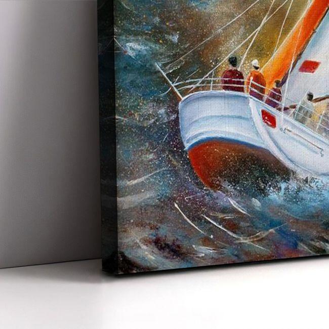 Canvas print Regatta, two panels