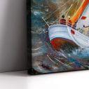Canvas print Regatta, two panels